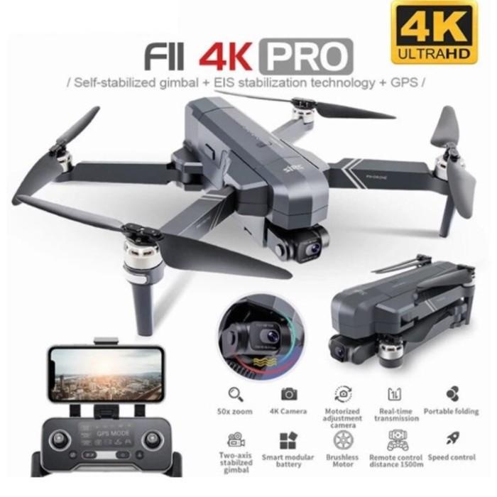 Zackymall Sjrc F11 4K Pro Ptz Gps 5G 2 Axis Eis Gimbal Camera Drone +Tas B12 Dji
