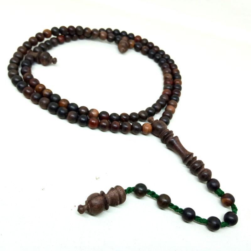 Tasbih 99 Butir Kayu Sonokeling Size 6mm ORIGINAL!!