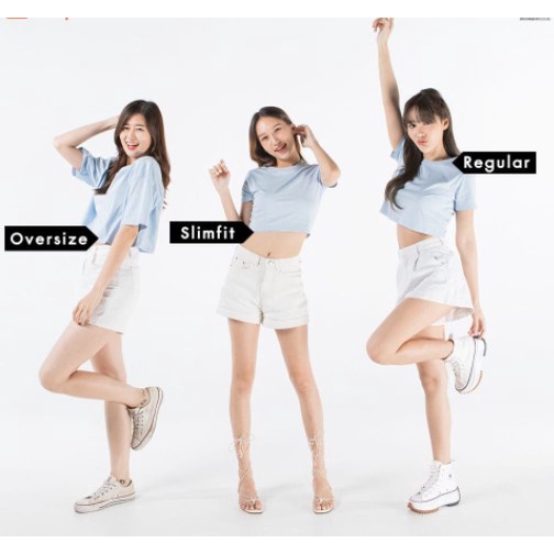 iseven p PASTEL CROP OVERSIZE POLOS / OVERSIZE CROP TOP