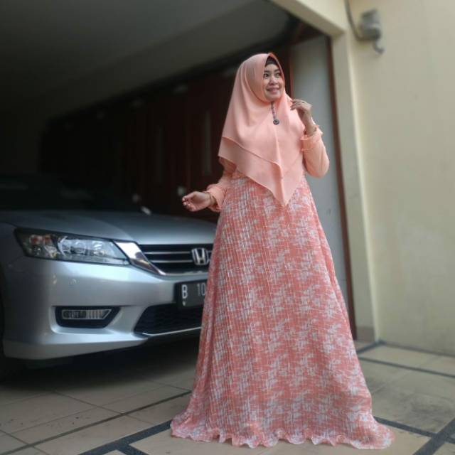 Gamis syari original/gamis syari set khimar