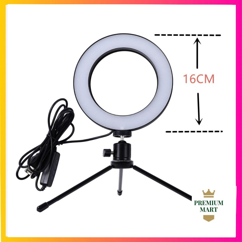 RingLight 16For Selfie Vlogger Livestreamer Plus Tripod Lipat [PM]