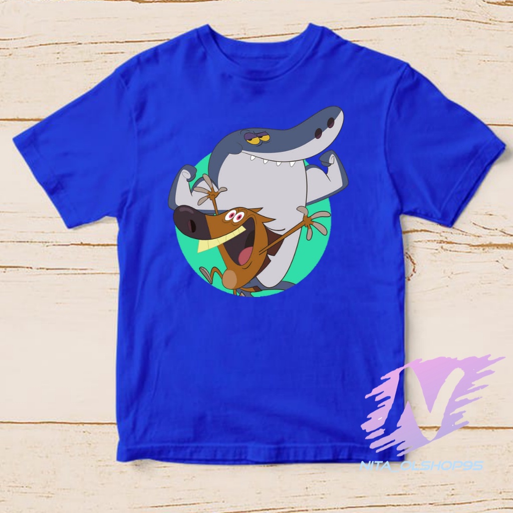 kaos zig dan serko baju anak kartun zig sharko