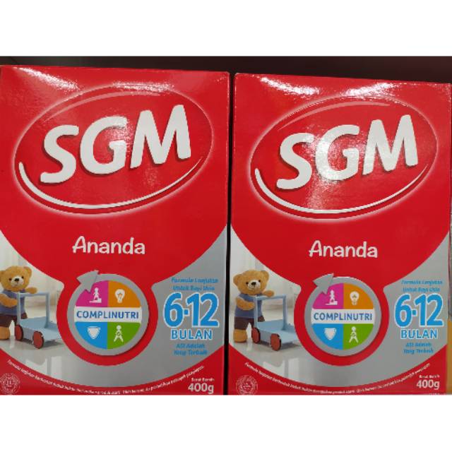 

SGM ANANDA 6-12 BULAN 400GR