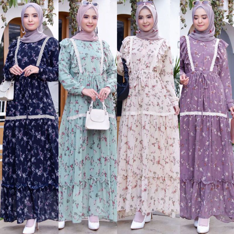 Gamis  ceruti motif