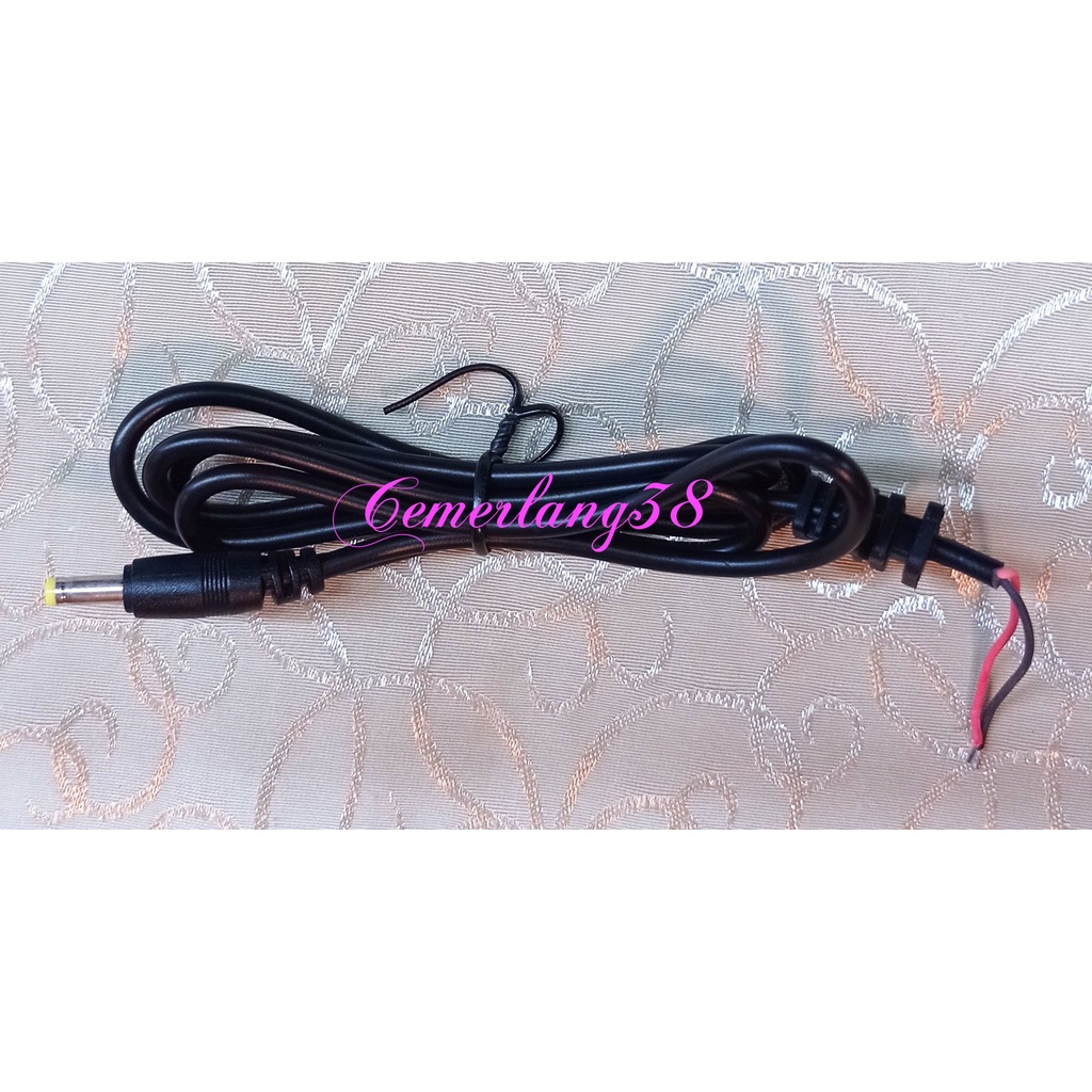 Kabel Jack DC Male 4.0mm x 1.7mm kabel buntung jack adaptor DC cowok