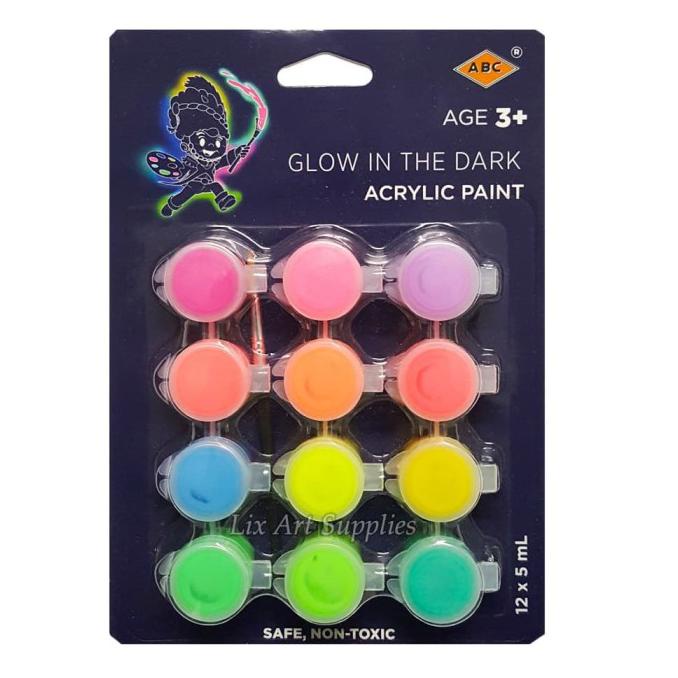 

Hanya Disini] Abc Glow In The Dark Acrylic Paint 12X5Ml