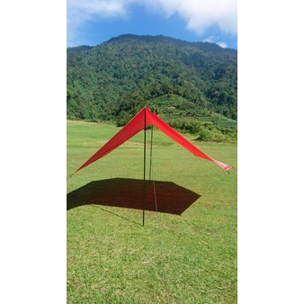 Flysheet Tenda 2x3 Meter - Tarp Tent Atau Cover Tenda Ukuran 2Meter X 3Meter