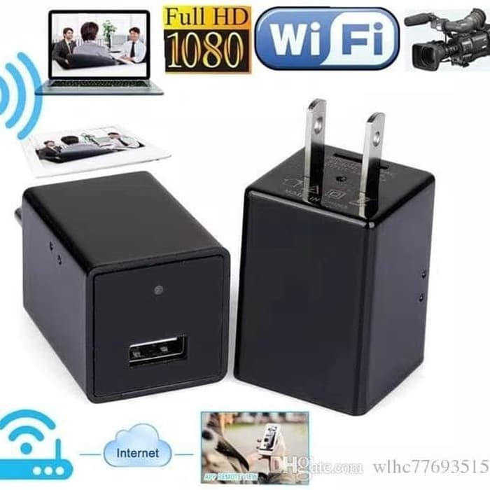 Spy cam kamera wifi Stop kontak colokan listrik FULL HD