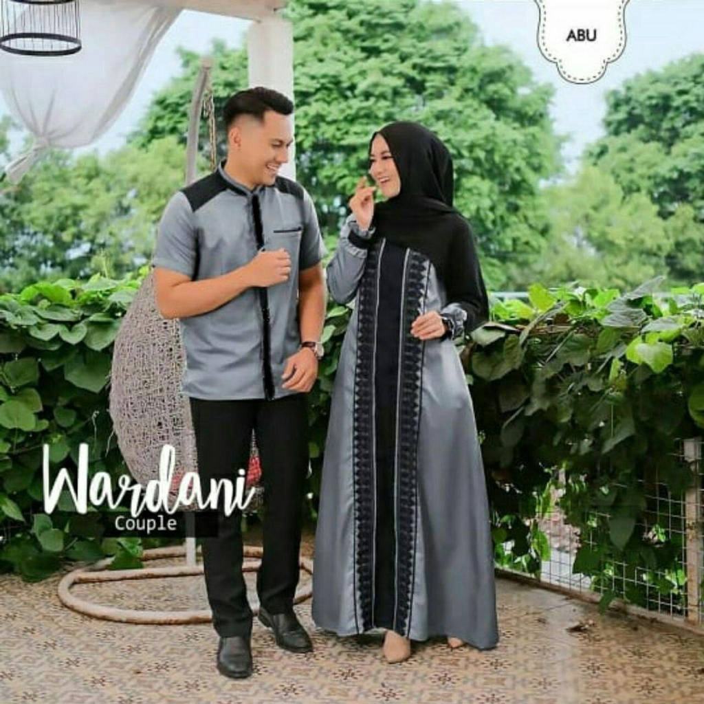 SAROJA (555) BAJU COUPLE KEKINIAN COUPLE MOSCREPE PREMIUM WARDANI