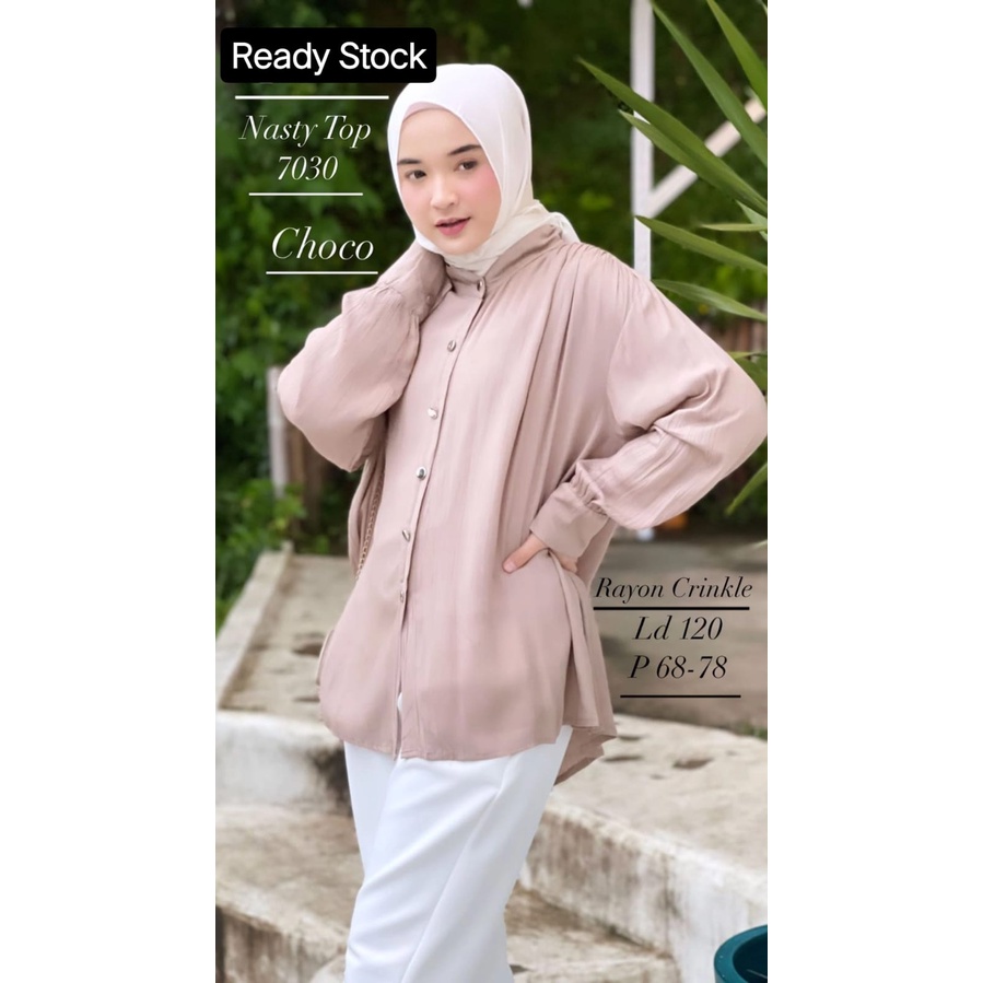 NASTY JUMBO TOP / BLOUSE / ATASAN / BUSUI FRIENDLY / ATASAN KERJA