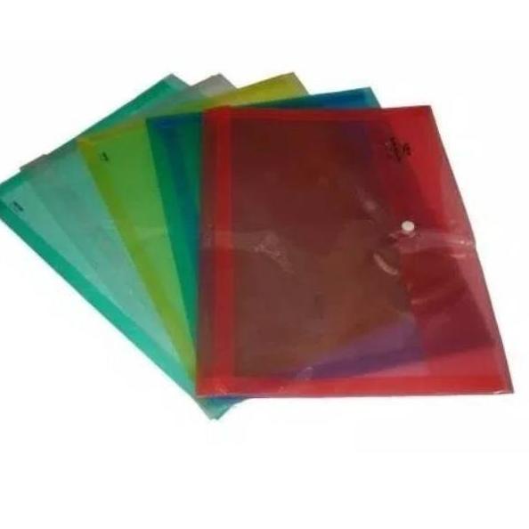 

Hadir Meriah 1 lusin Map plastik map kancing plastik