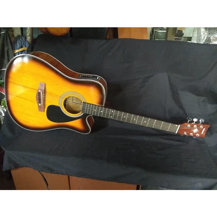 Gitar akustik elektrik yamaha gitar murah akustik elektrik custom