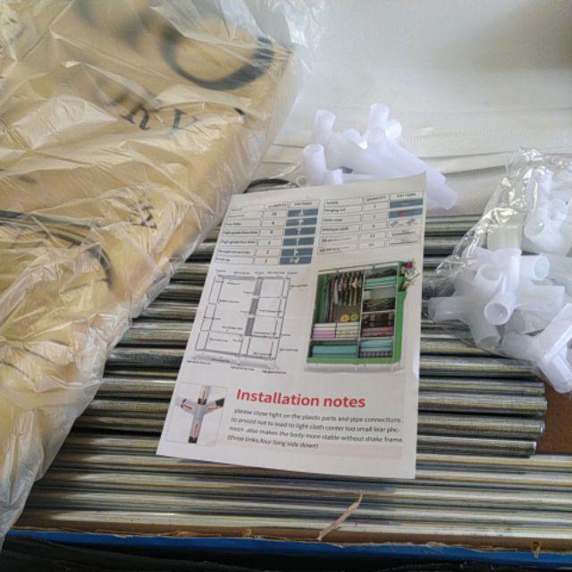 Melin Store Pekanbaru Lemari Baju Portable / Lemari Pakaian Bongkar Pasang / Lemari Kain