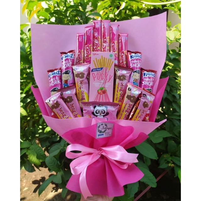 CUSTOM BUKET /paket/bingkisan Snack Ulang Tahun/Ultah/ Wisuda/Kado/Hadiah