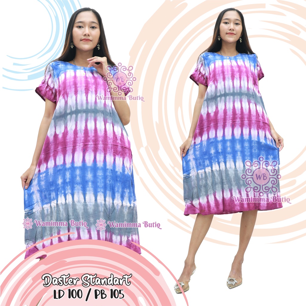 Daster Batik Murah Baju Tidur Batik Murah Adem Nyaman Daster Batik Pekalongan Daster Yukensi-Pelangi3-BUA