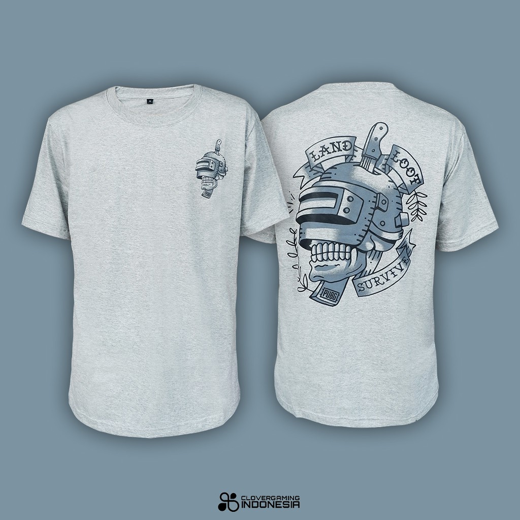 Kaos PUBG Land Loot Survive - Baju Player Battle Unknown Gaming Apparel