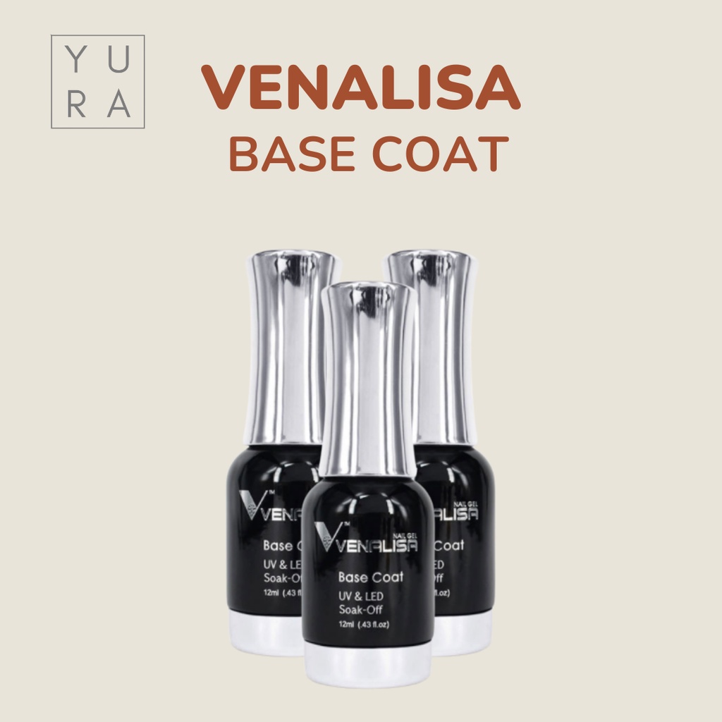 Venalisa Essential Primer/ Base Coat / Top Coat / Top Tempered /Top Matte 12 ml UV LED Kutek Gel Polish