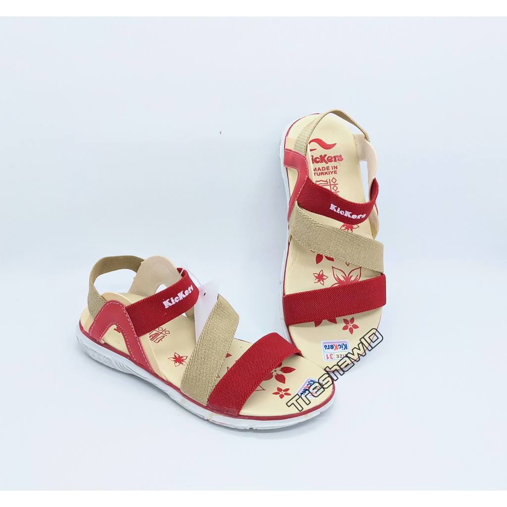 Sandal Anak Perempuan Elastis Kickers Best Seller