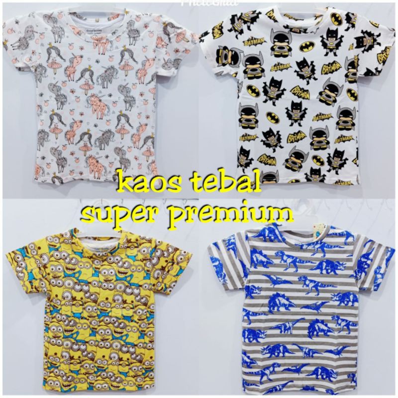 BAJU ANAK COWOK CEWEK ( UNISEX) 3-6 THN ATASAN ANAK PREMIUM FULL PRINT