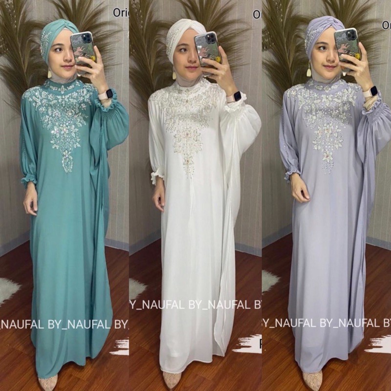 Kaftan Wanita | Set Kaftan | Kaftan Jumbo | Kaftan Premium | Kaftan Putih | Kaftan Lebaran