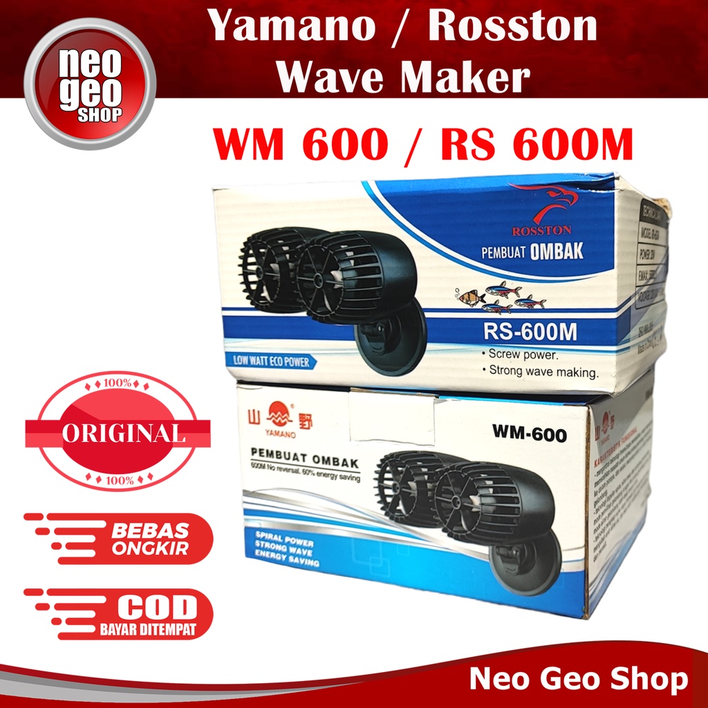 WM 600 RS 600M Yamano Rosston WM600 RS600M Wave Maker Pompa Arus Ombak Gelombang