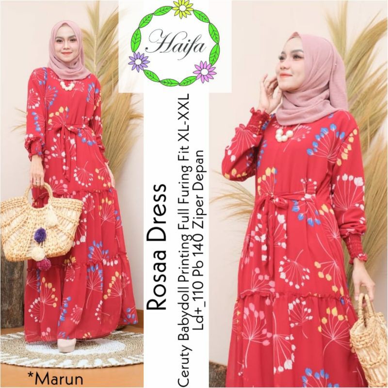 ROSSA DRES Baju wanita ori solo