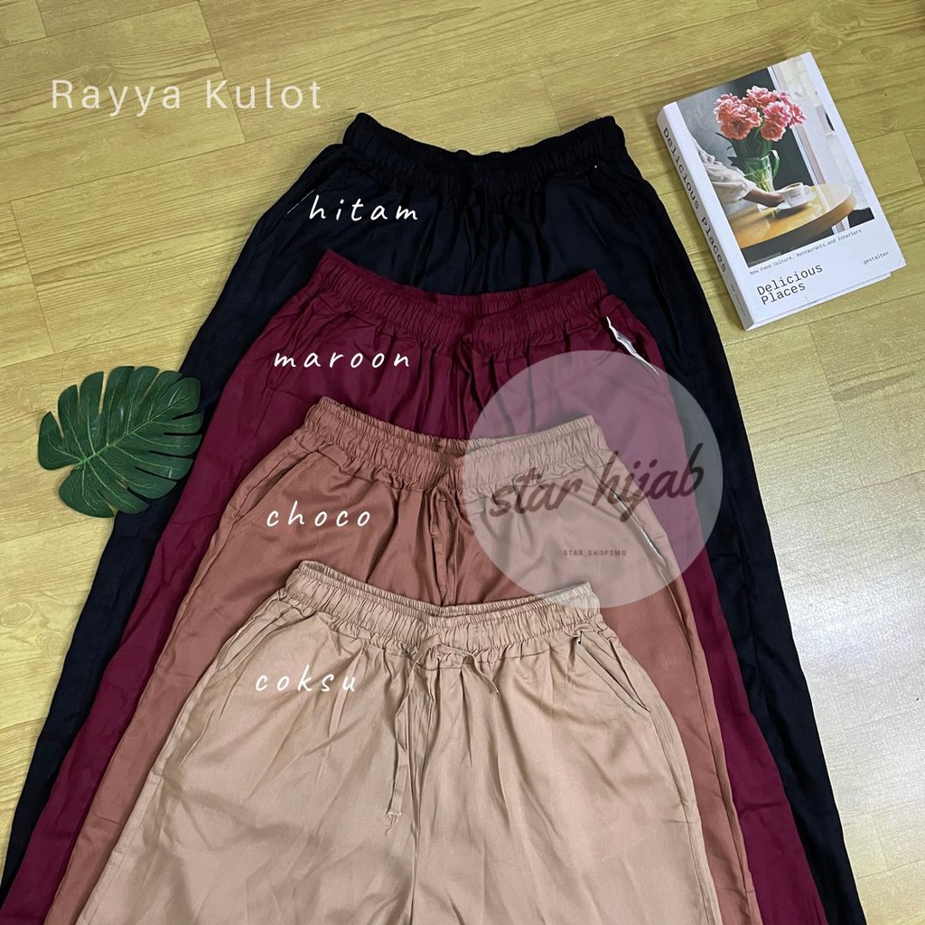 RAYYA CELANA KULOT RAYON PREMIUM