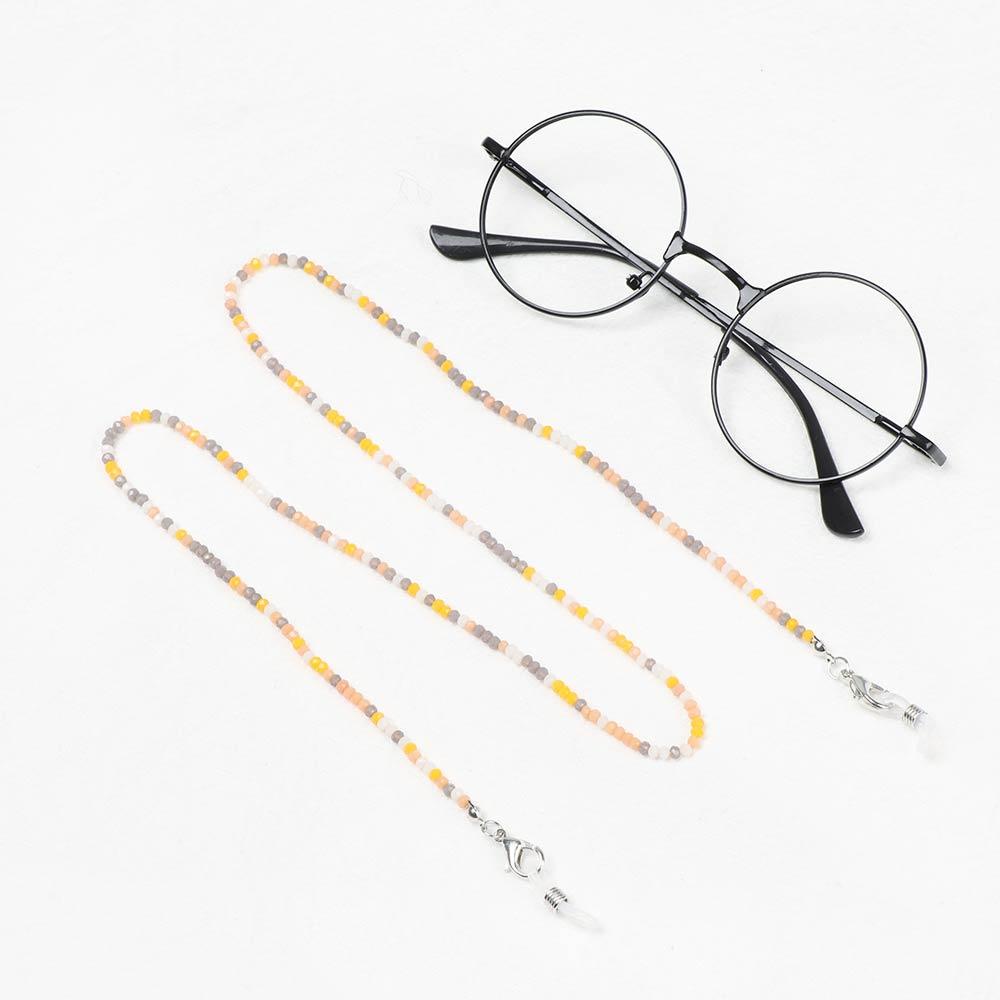 Lily Rantai Kacamata Pemegang Olahraga Luar Ruangan Non-slip Manik-Manik Kristal Sunglasses Lanyard