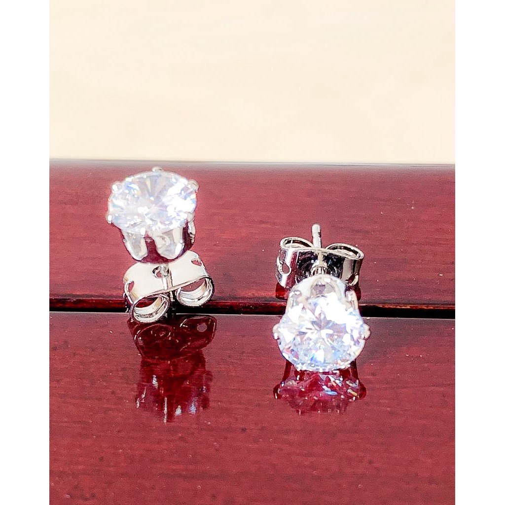 Anting Wanita Liontin Stud Silver Xuping