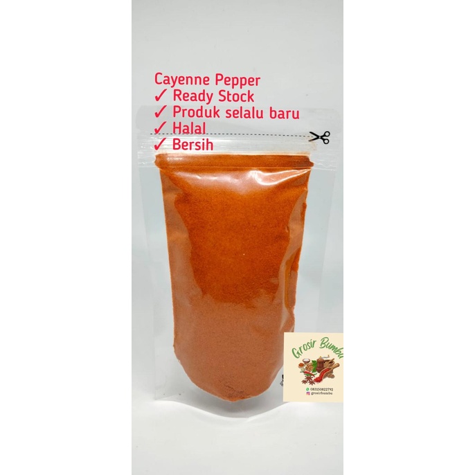 

READY Cayenne Pepper Powder 100gram / Cabe Rawit Bubuk