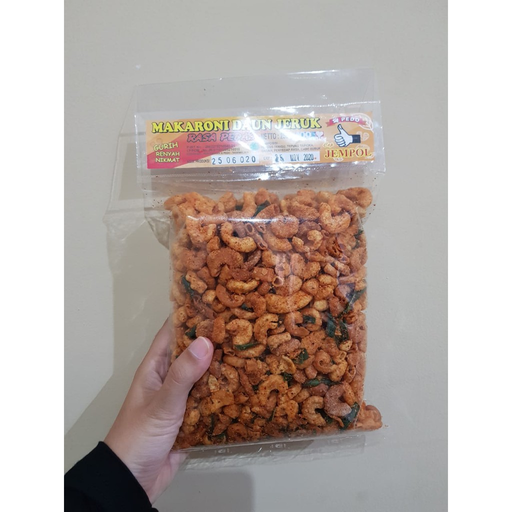 

Makaroni / Macaroni Daun Jeruk - Makaroni Pedas Gurih - MAKARONI HALAL LPPOM