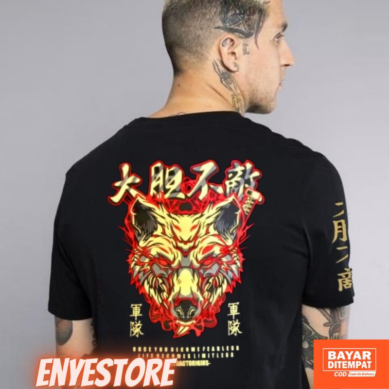 BAJU KAOS PRIA / KAOS SAMURAI DISTRO / KAOS JEPANG / T-SHIRT PRIA SAMURAI / KAOS JEPANG / KAOS TULIS