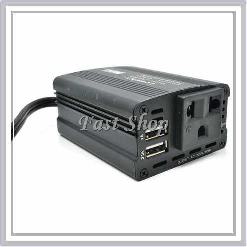 Car Power Inverter SNAN 150w 220v With 2 USB Port