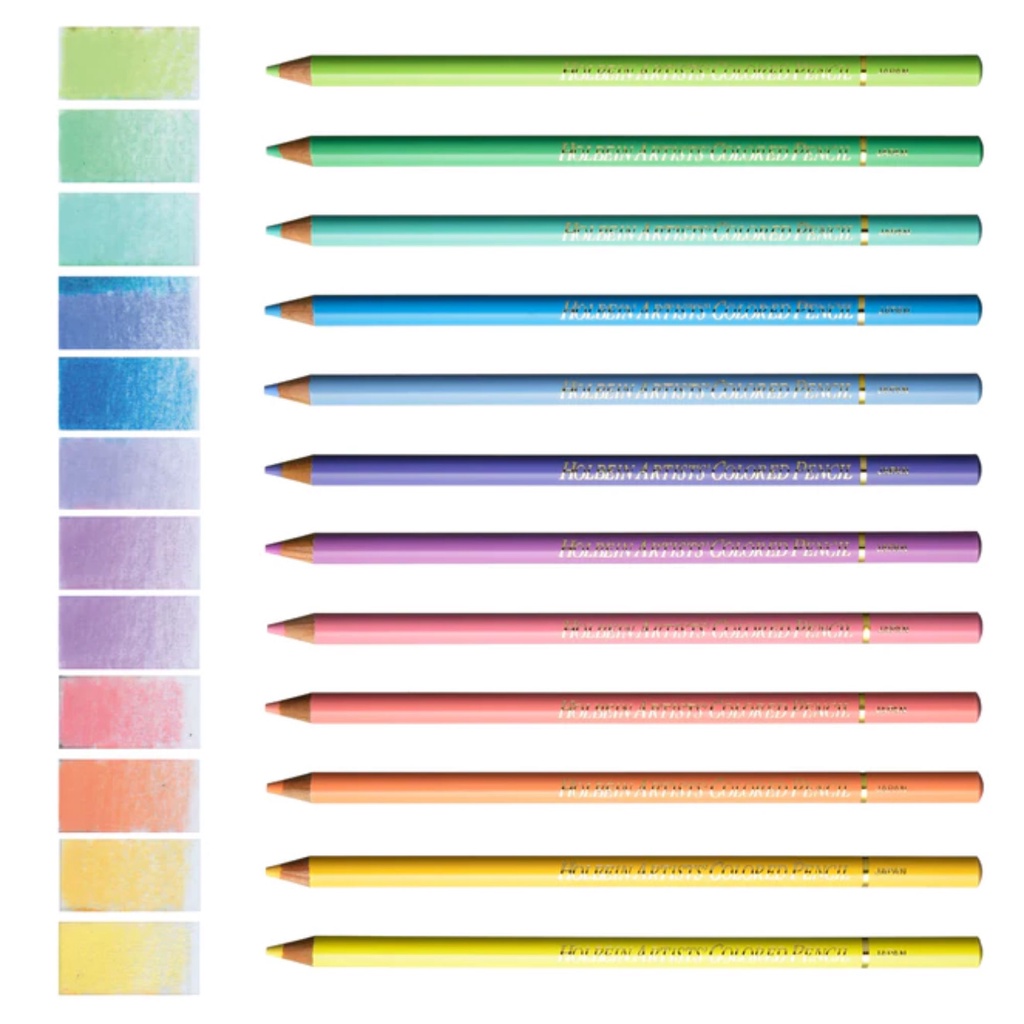 Holbein / Color Pencil Set of 12 Pastel Tone Set