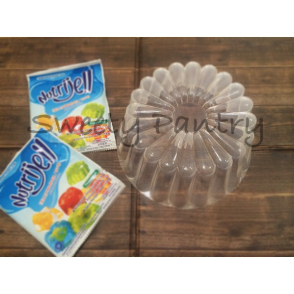 cetakan pudding type bunga matahari / cetakan agar kecil