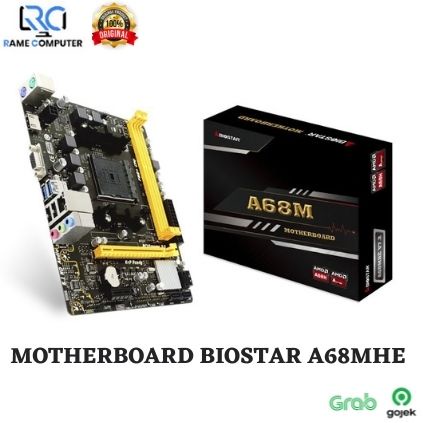 MOTHERBOARD BIOSTAR A68MHE AMD A68H FM2+ DDR3 Micro ATX