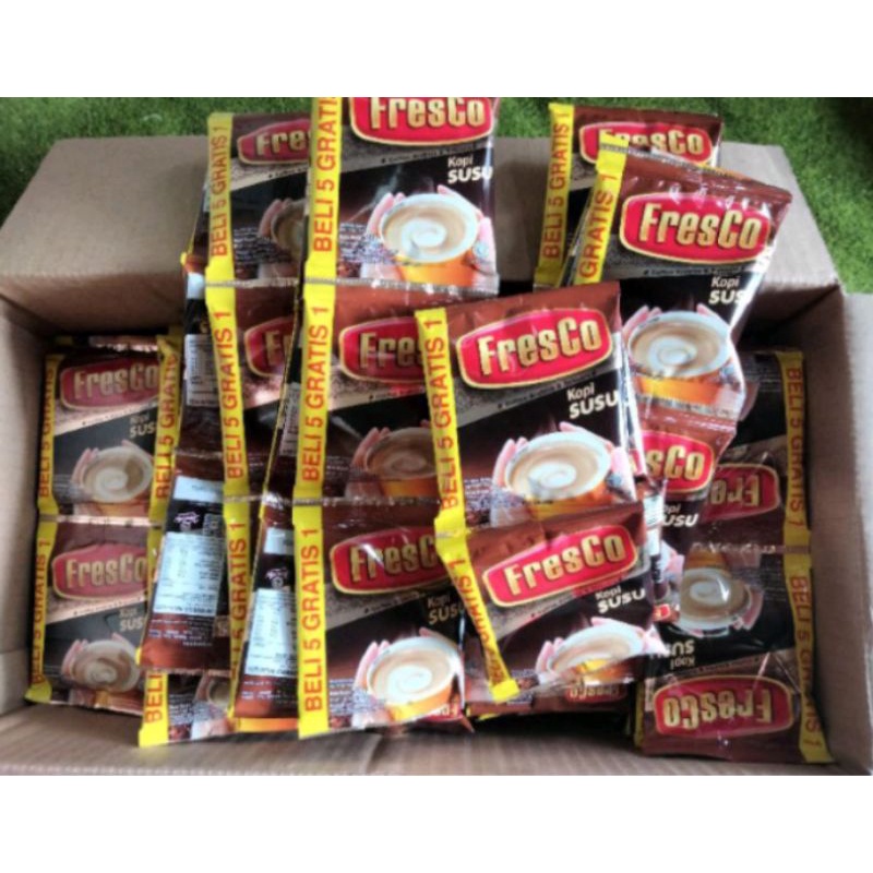 

Fresco kopi susu renteng isi 10 sachet