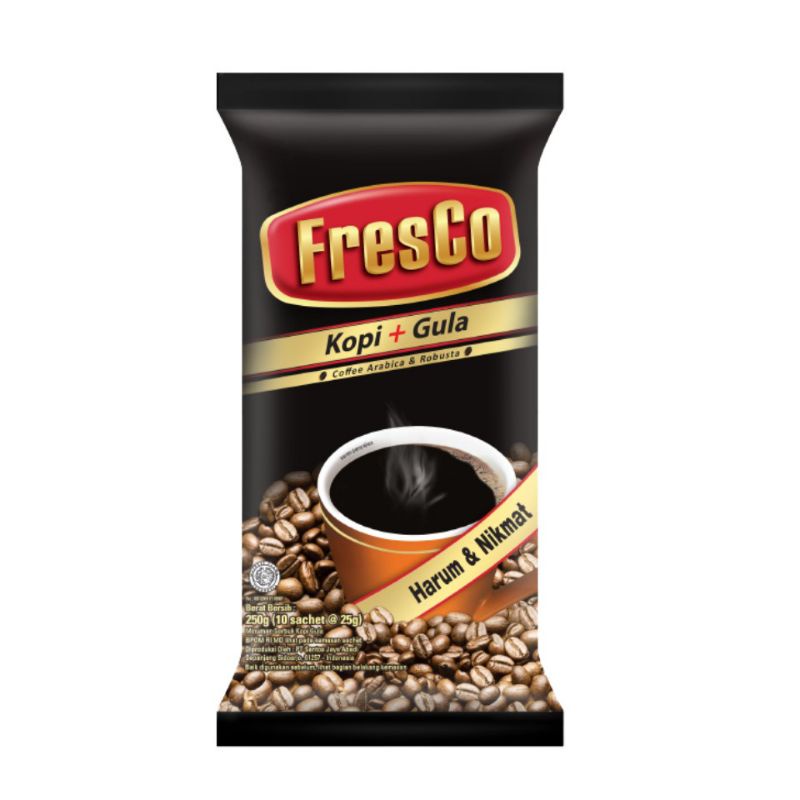 

Fresco Kopi + Gula 280g isi 10sachet