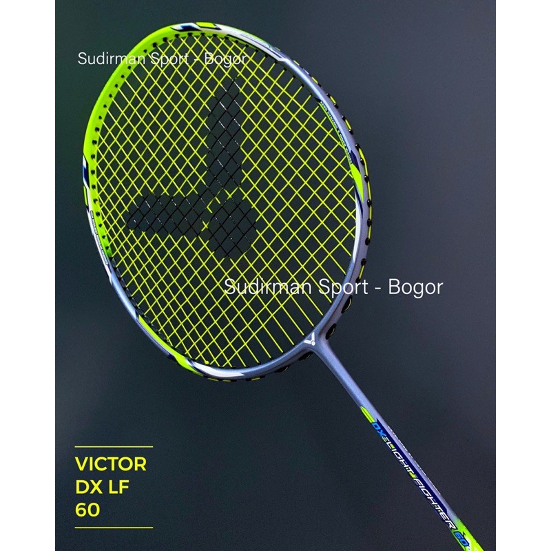 PAKET KOMPLIT  Raket Badminton Victor DriveX Light Fighter 60 / DriveX-LF 60 E / DX LF 60 / DX-LF 60