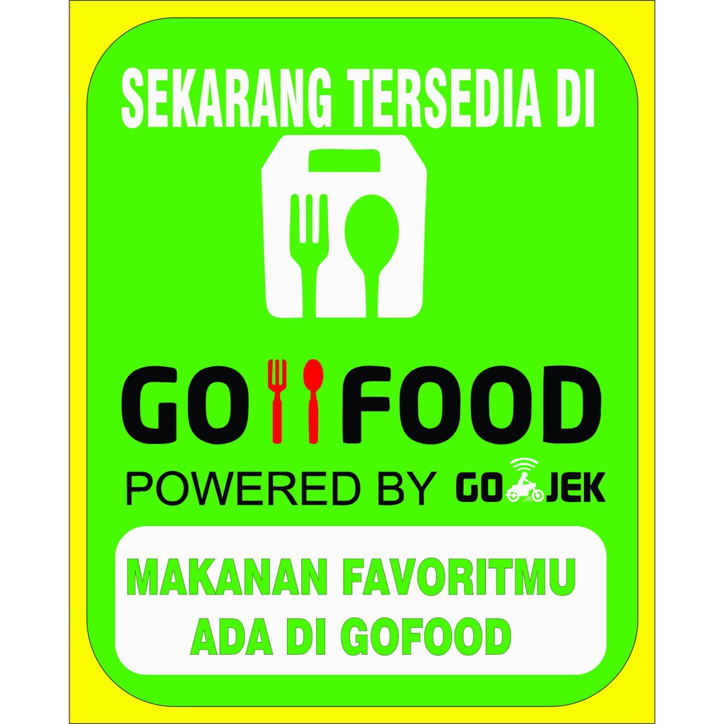 STIKER GOFOOD
