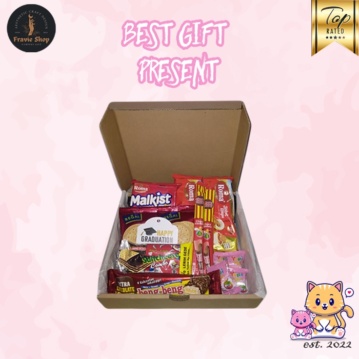 

Hampers Box / Snack Gift Box / Bucket Snack Premium - M (Bisa Request)