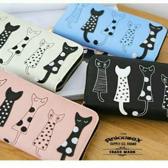 Dompet kucing 5/ dompet wanita /dompet murah