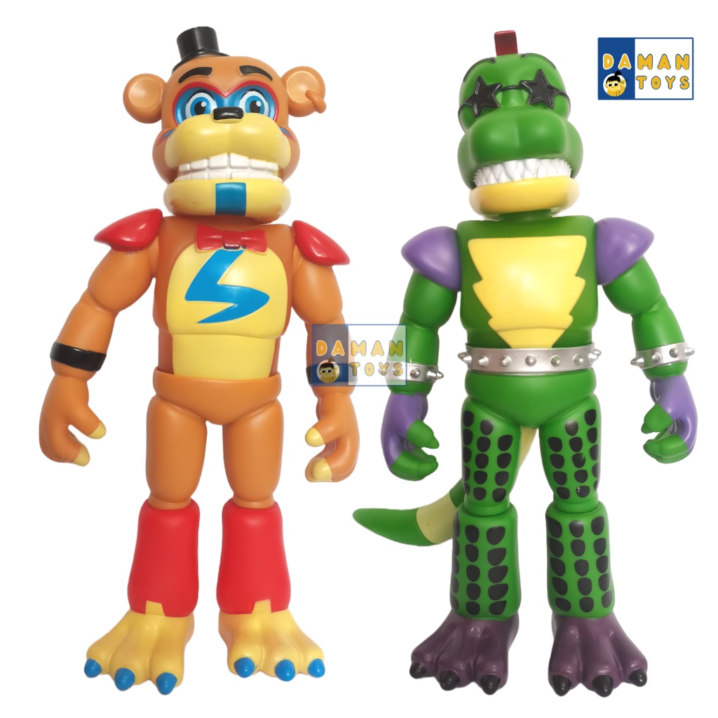 Mainan fnaf Figure Freddy Gator Glamrock Montgomery Five Night At Freddy Boneka Fredy Toys