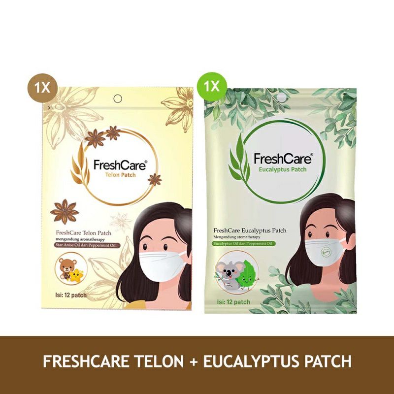 Freshcare Eucalyptus Patch | Telon patch isi 12 Patch Fresh Care