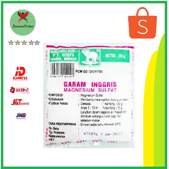 Garam inggris 30 gram