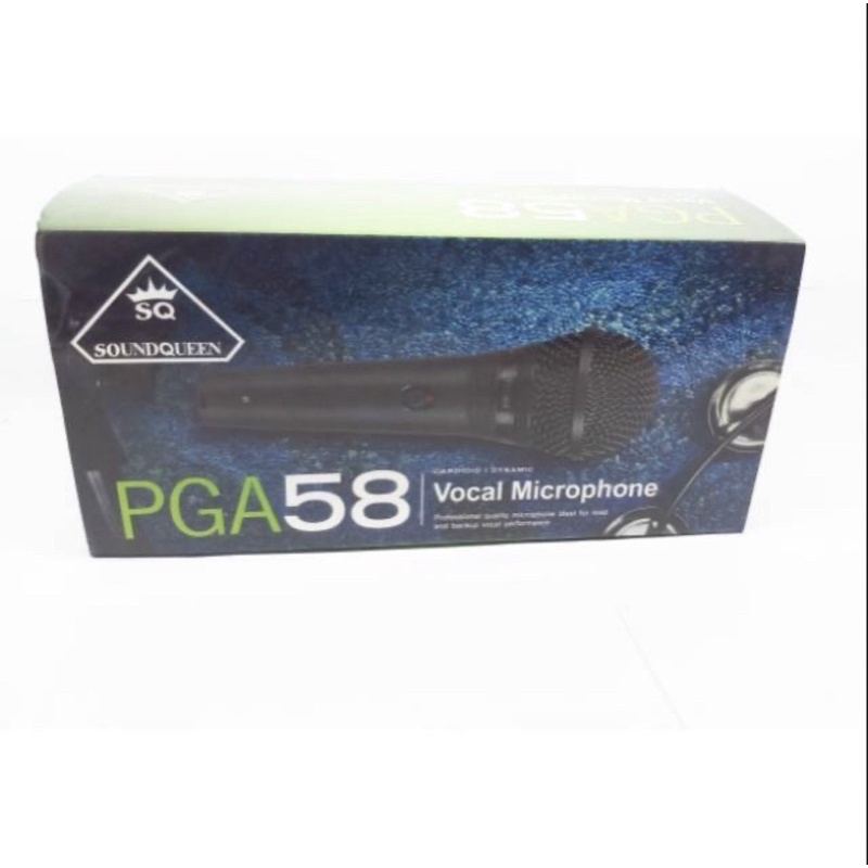 Mic vocal soundqueen PGA58 Dinamic Cardoid // Ealsem ES-500 + kabel 5m