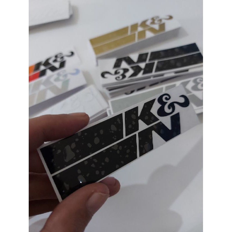 STICKER K&amp;N CUTTING