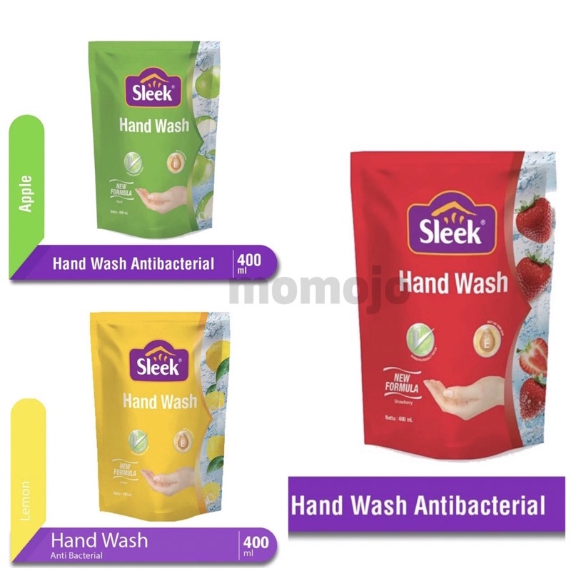 SLEEK Hand Wash Sabun Cuci Tangan Refill Pouch 400 ml