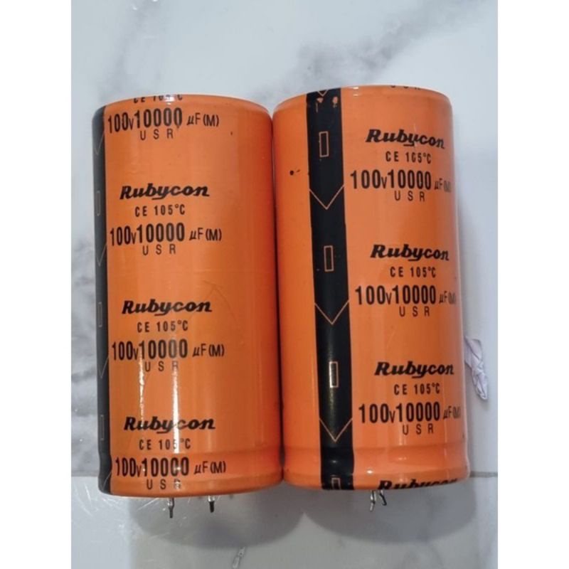 ELCO Rubycon orange 10000uf 100v