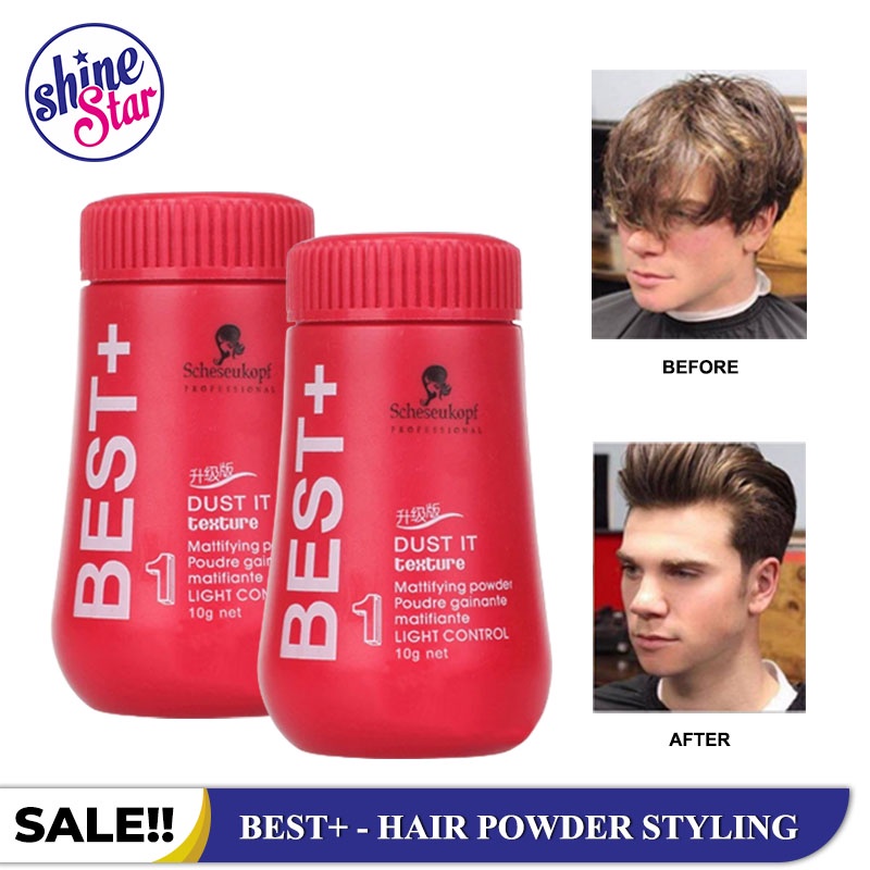 SHINE STAR - [ BISA COD ] Pomade Rambut Korea Hair Powder Dust Fluffy Thin Hairspray BEST+ Hair Volume Modeling Style Unisex